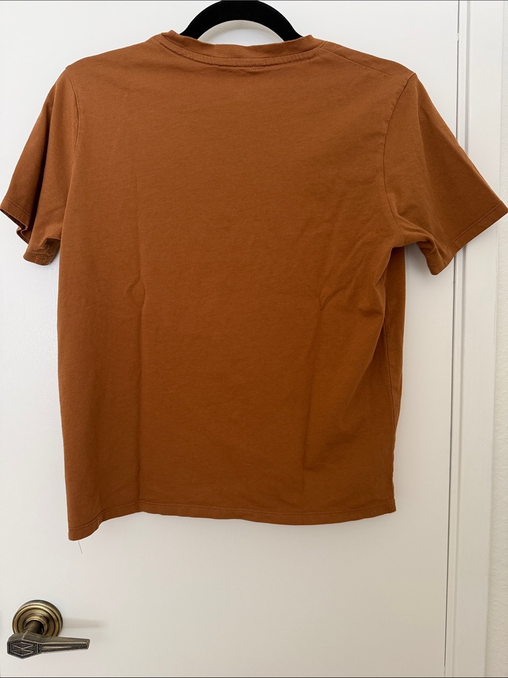 Sezane Short Sleeve Tee in Warm Brown - Picture 5 of 6